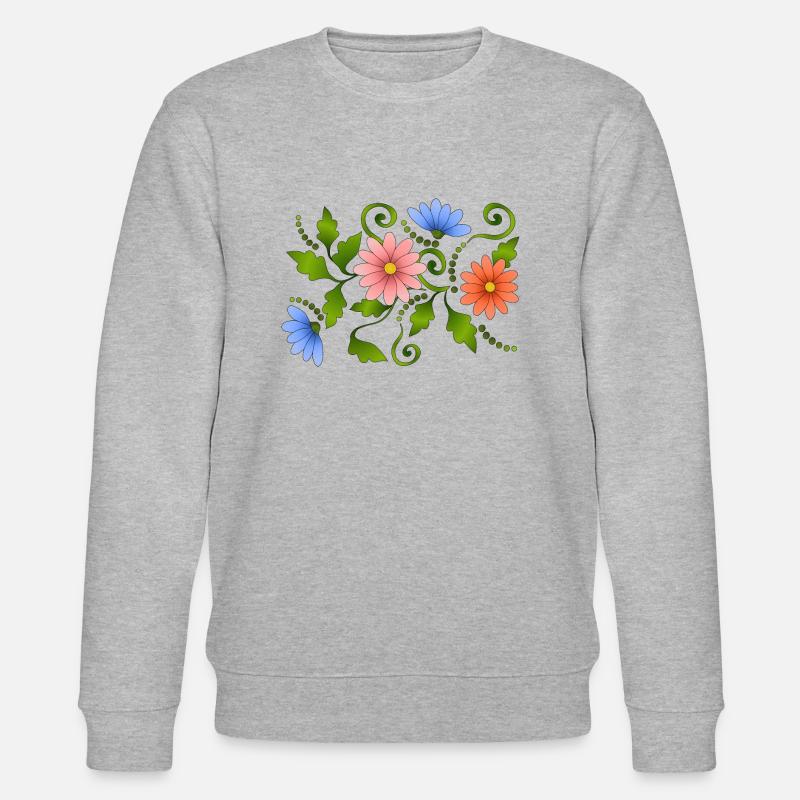 Fleur - Sweat bio CHANGER Stanley/Stella Unisexe - gris chiné