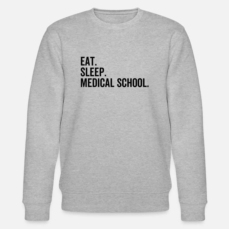 École de médecine Eat Sleep - Sweat bio CHANGER Stanley/Stella Unisexe - gris chiné