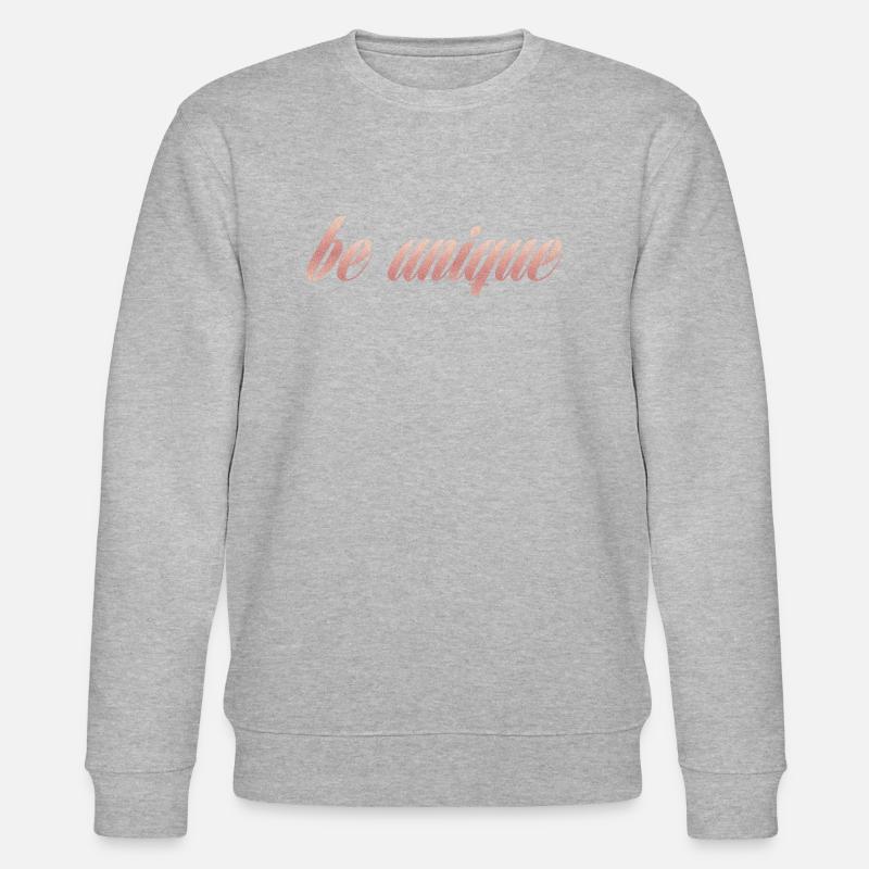 be unique - Stanley/Stella Unisex Bio-Sweatshirt CHANGER  - Grau meliert