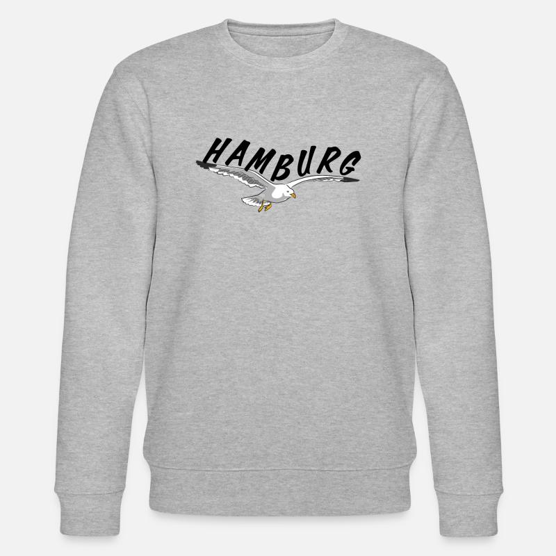 Hambourg sur Seagull - noir - Sweat bio CHANGER Stanley/Stella Unisexe - gris chiné
