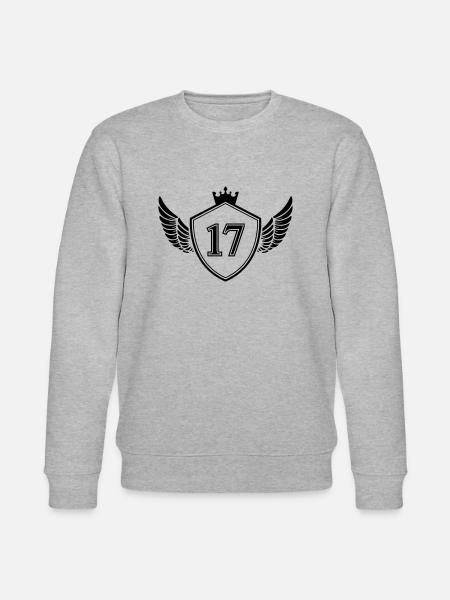wappen 17 - Stanley/Stella Unisex Bio-Sweatshirt CHANGER  - Grau meliert