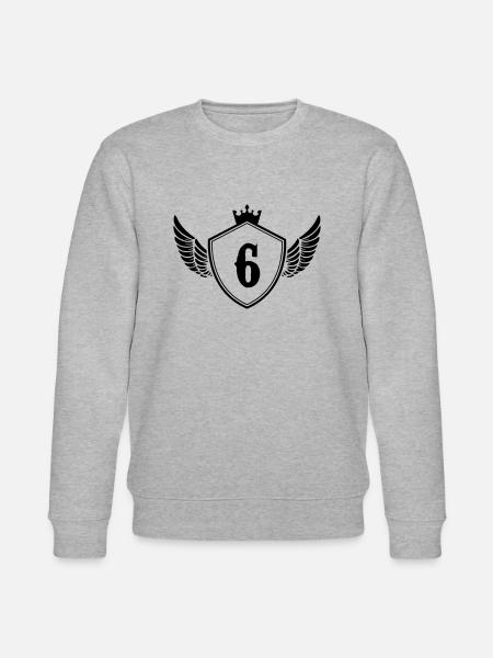 wappen 6 - Stanley/Stella Unisex Bio-Sweatshirt CHANGER  - Grau meliert