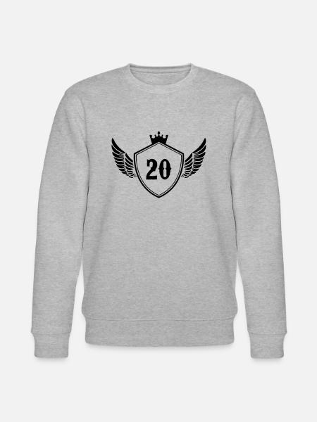 wappen 20 - Stanley/Stella Unisex Bio-Sweatshirt CHANGER - Grau meliert