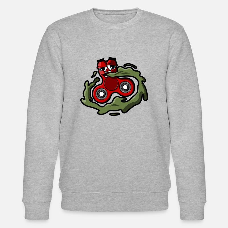 Sick Fidget Spinner - Stanley/Stella Unisex Bio-Sweatshirt CHANGER  - Grau meliert