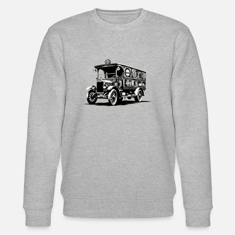 Bierlaster | Bier-Kutscher - Stanley/Stella Unisex Bio-Sweatshirt CHANGER  - Grau meliert