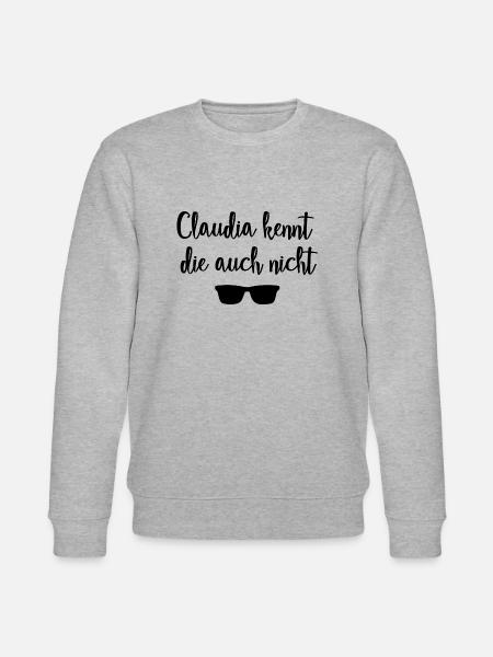 Claudia kender dem heller ikke - Shirt - Stanley/Stella økologisk unisex-sweatshirt CHANGER  - grå meleret