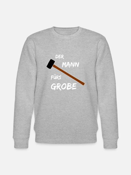 Der Mann fürs Grobe - Stanley/Stella Unisex Bio-Sweatshirt CHANGER  - Grau meliert