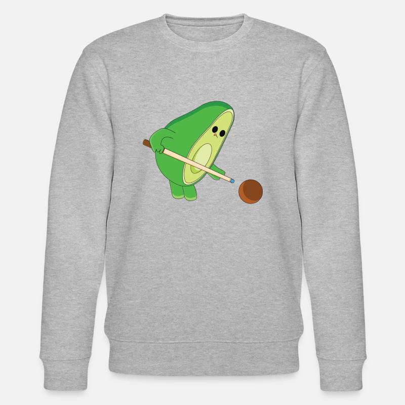Anwalt spielt Billard - Stanley/Stella Unisex Bio-Sweatshirt CHANGER  - Grau meliert