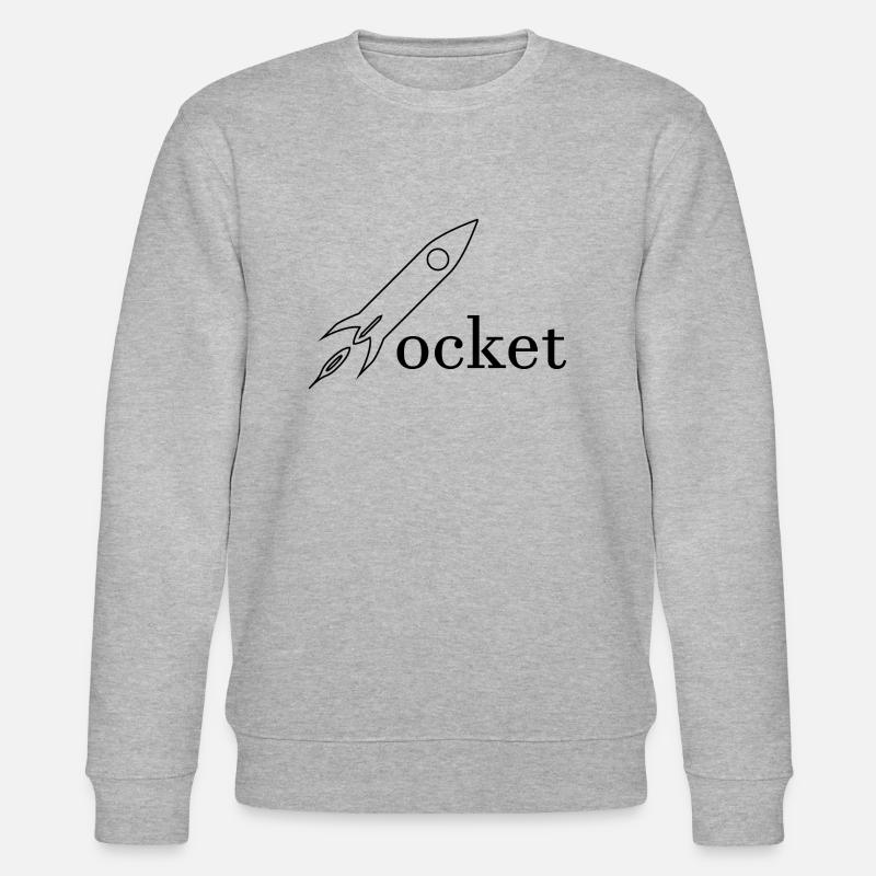 Rocket Rocket Space - Sweat bio CHANGER Stanley/Stella Unisexe - gris chiné