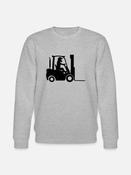 Stapler Gabelstapler - Stanley/Stella Unisex Bio-Sweatshirt CHANGER - Grau meliert