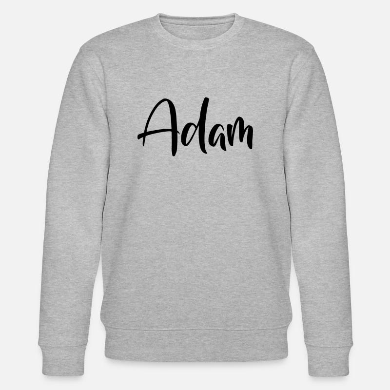 Name - Adam - Stanley/Stella Unisex Bio-Sweatshirt CHANGER  - Grau meliert