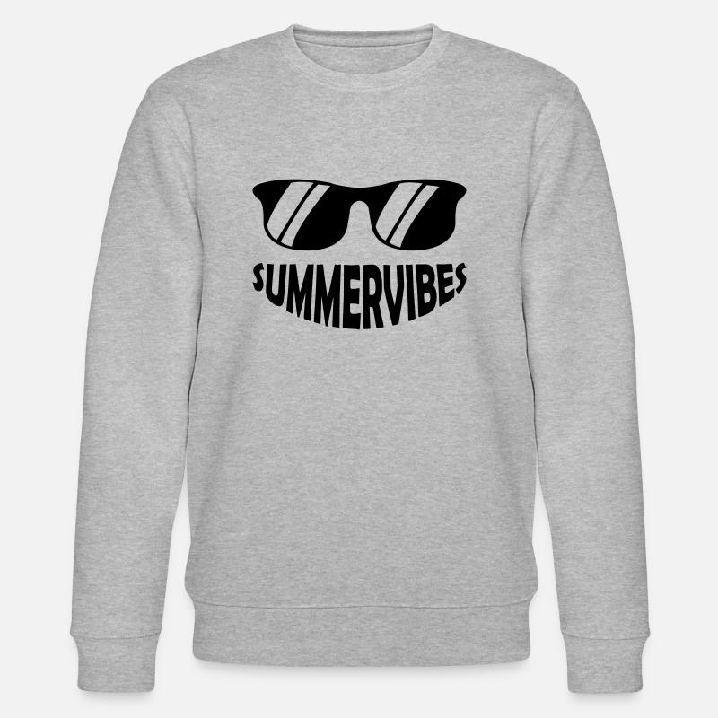 Summervibes Sonnenbrille - Stanley/Stella Unisex Bio-Sweatshirt CHANGER  - Grau meliert