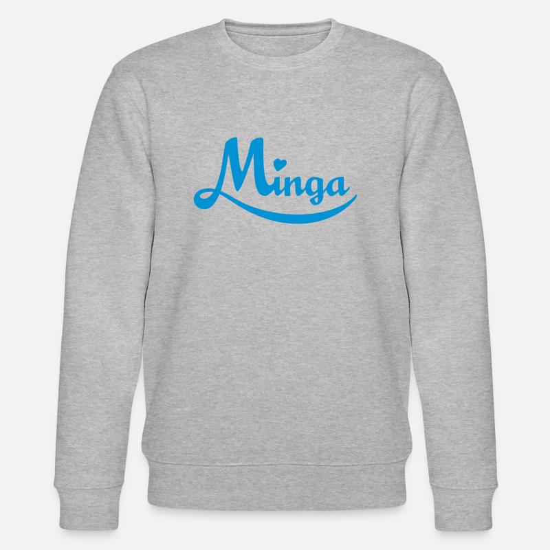 Minga - das bayerische München - Stanley/Stella Unisex Bio-Sweatshirt CHANGER - Grau meliert