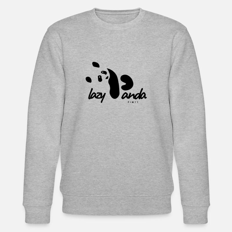 Lazy Panda - Stanley/Stella Unisex Bio-Sweatshirt CHANGER  - Grau meliert