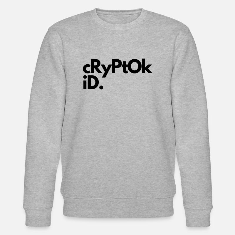 Cryptokid - Stanley/Stella Unisex Bio-Sweatshirt CHANGER  - Grau meliert