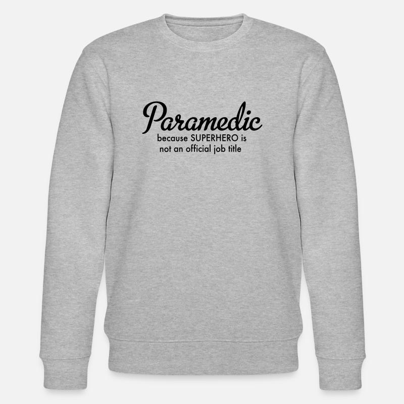 paramedic - Stanley/Stella Unisex Bio-Sweatshirt CHANGER  - Grau meliert