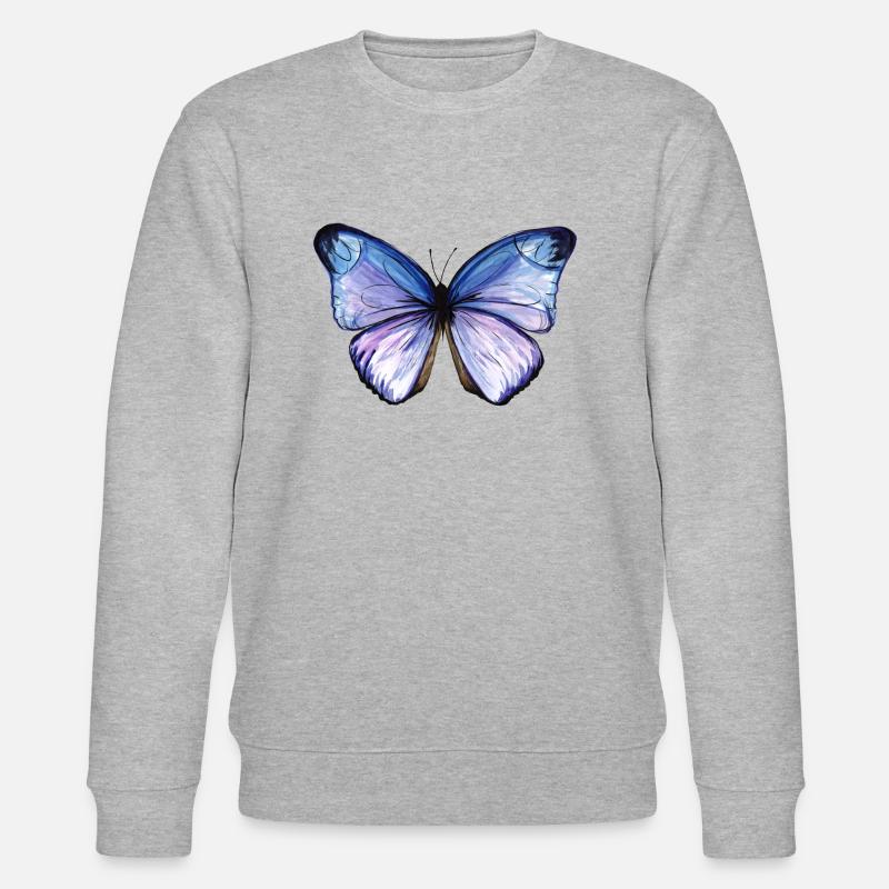 Papillon - Sweat bio CHANGER Stanley/Stella Unisexe - gris chiné