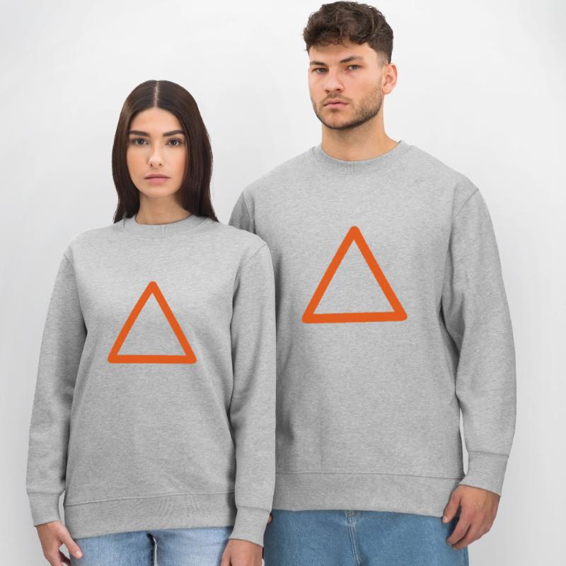 empty triangle panel add text Stanley/Stella CHANGER Unisex Organic Sweatshirt