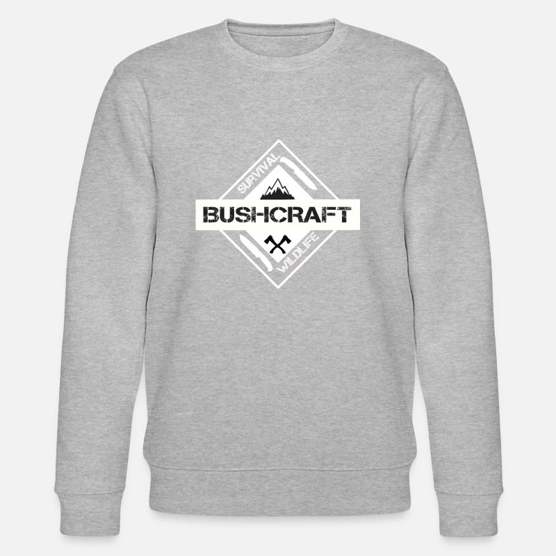 Bushcraft geschenk - Stanley/Stella Unisex Bio-Sweatshirt CHANGER  - Grau meliert