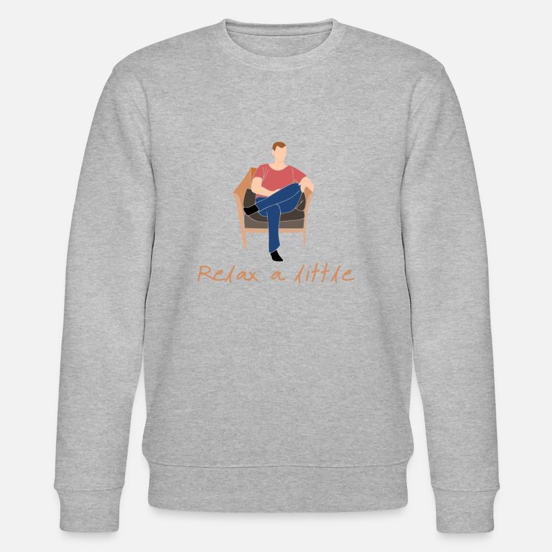 Entspanne dich ein wenig - Stanley/Stella Unisex Bio-Sweatshirt CHANGER  - Grau meliert
