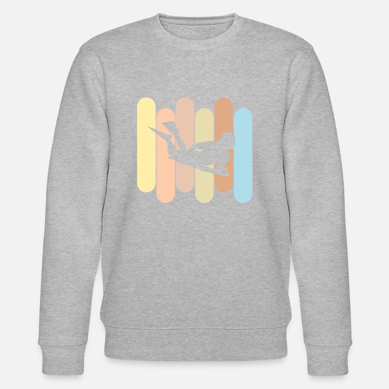 Bodyboarding - Stanley/Stella Unisex Bio-Sweatshirt CHANGER - Grau meliert