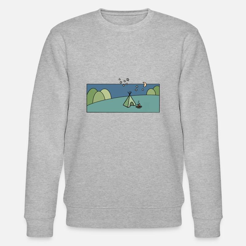 Sternbild Löwe - Stanley/Stella Unisex Bio-Sweatshirt CHANGER  - Grau meliert