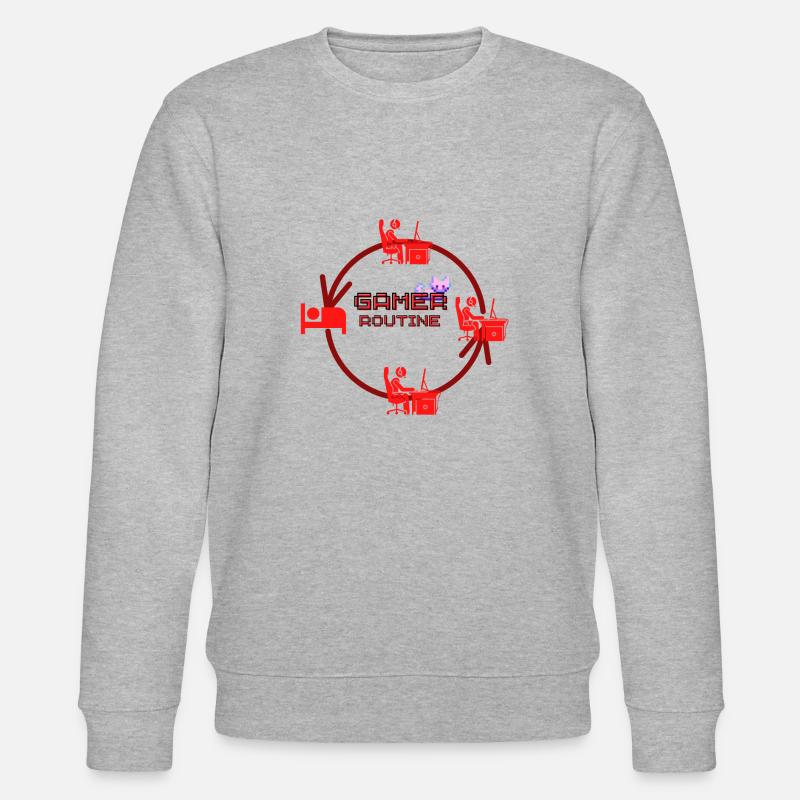 Routine de joueur - Sweat bio CHANGER Stanley/Stella Unisexe - gris chiné