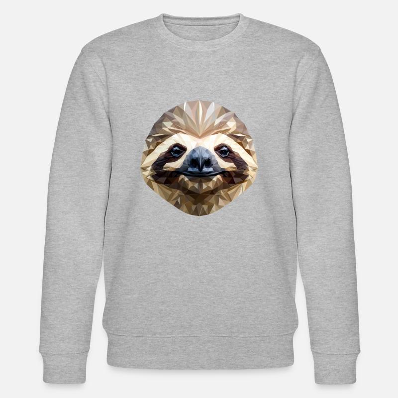 Chimpanzé Steampunk - Rétrofuturiste Monkey D - Sweat bio CHANGER Stanley/Stella Unisexe - gris chiné