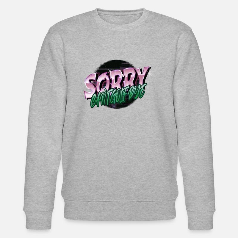 Golf Swing Statement GolfKing Fun Golfer Golfmom - Stanley/Stella CHANGER Unisex Organic Sweatshirt - heather grey