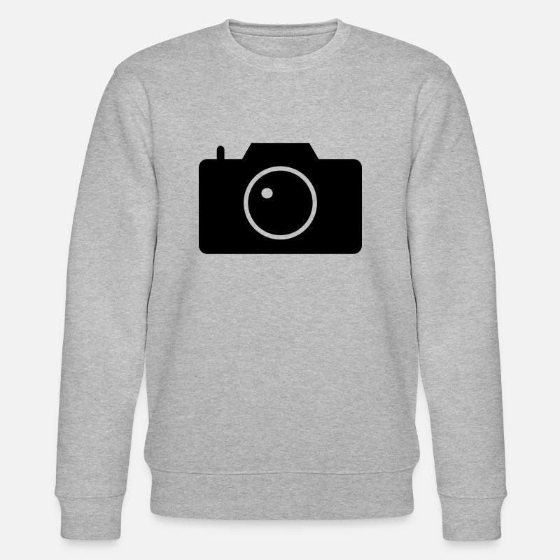 Kamera - Stanley/Stella Unisex Bio-Sweatshirt CHANGER  - Grau meliert