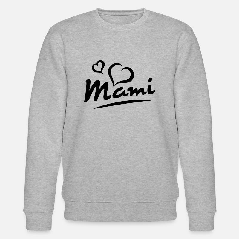 Mami - Stanley/Stella Unisex Bio-Sweatshirt CHANGER  - Grau meliert
