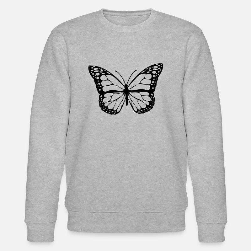 PAPILLON - Sweat bio CHANGER Stanley/Stella Unisexe - gris chiné