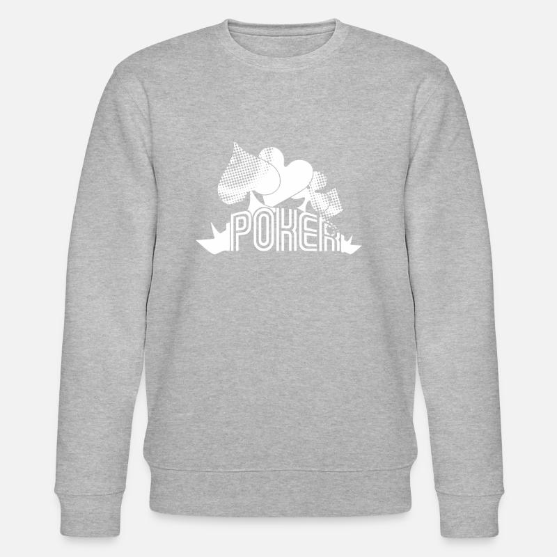 Poker - Stanley/Stella Unisex Bio-Sweatshirt CHANGER  - Grau meliert