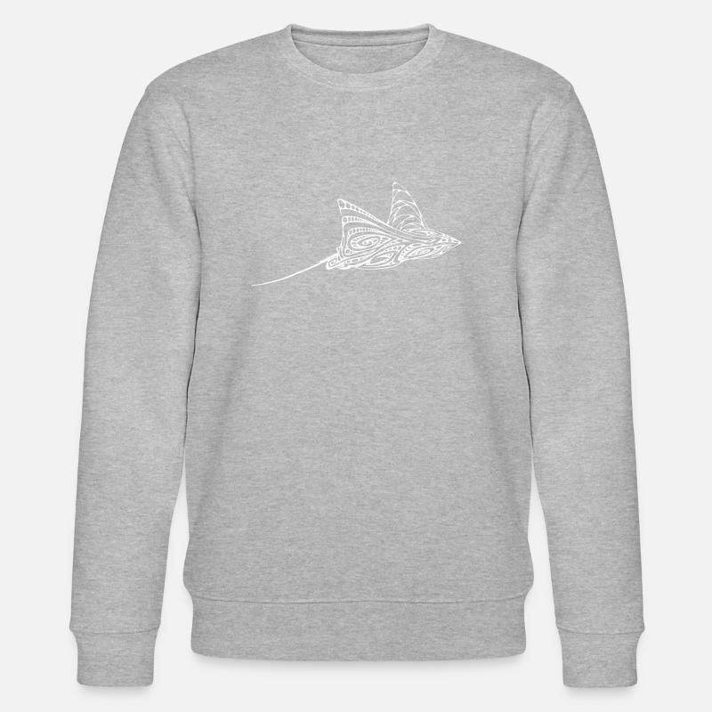 Skate Manta Diving Diver - Sweat bio CHANGER Stanley/Stella Unisexe - gris chiné