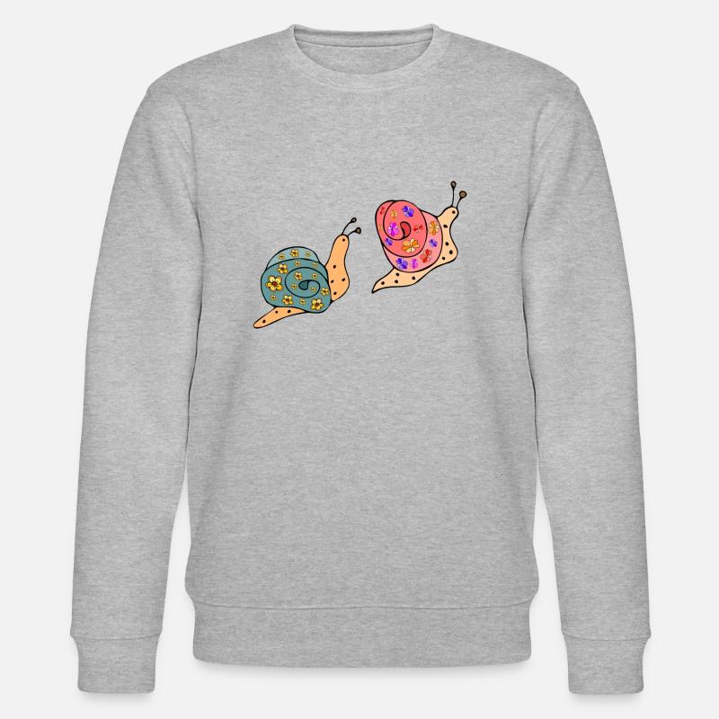 Escargots - Sweat bio CHANGER Stanley/Stella Unisexe - gris chiné