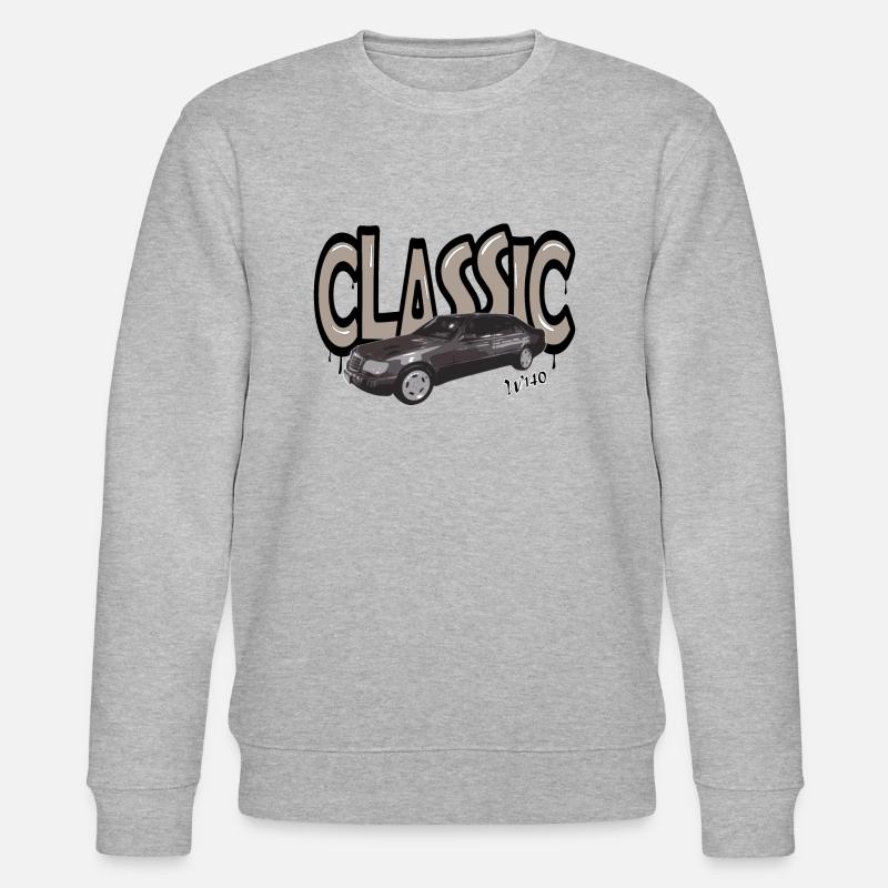 Classic Car W140 Remake - Stanley/Stella Unisex Bio-Sweatshirt CHANGER  - Grau meliert