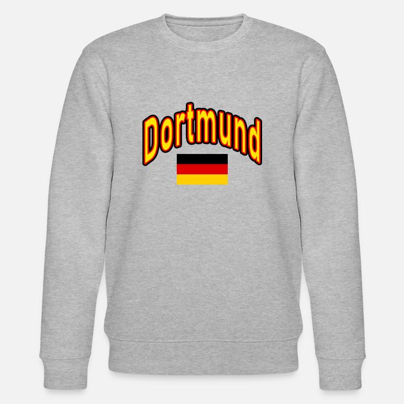 Dortmund drapeau de l’Allemagne - Sweat bio CHANGER Stanley/Stella Unisexe - gris chiné
