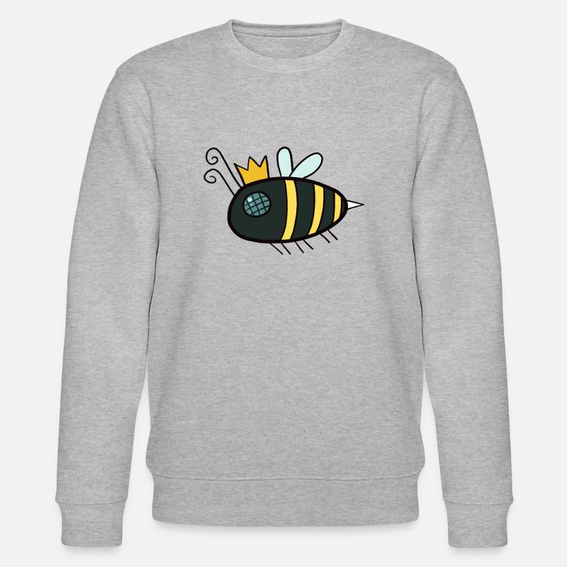 Bienenkönigin - Stanley/Stella Unisex Bio-Sweatshirt CHANGER  - Grau meliert