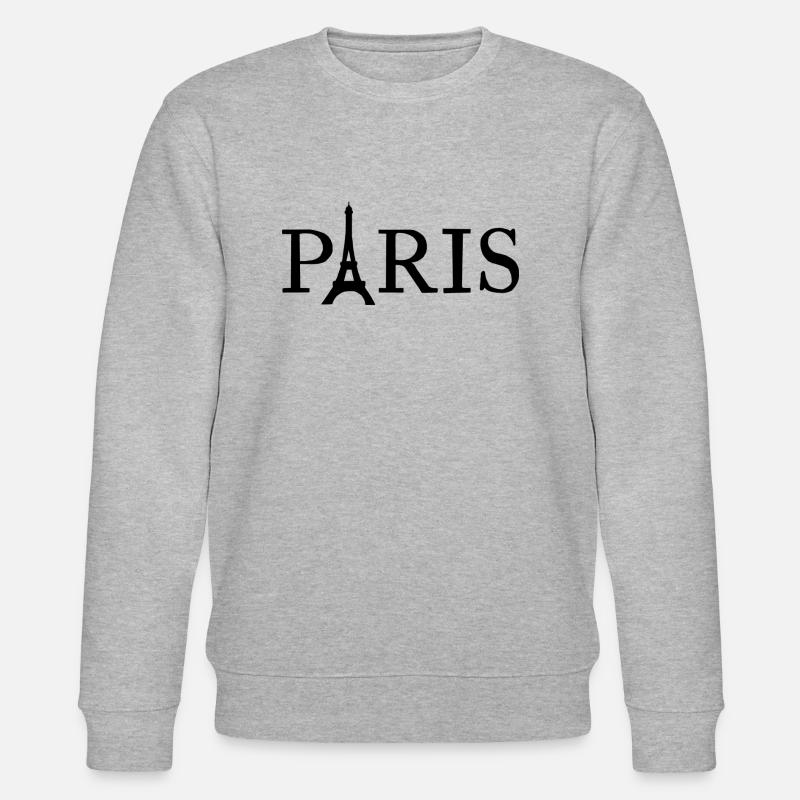 Paris Vibes - Stanley/Stella Unisex Bio-Sweatshirt CHANGER  - Grau meliert