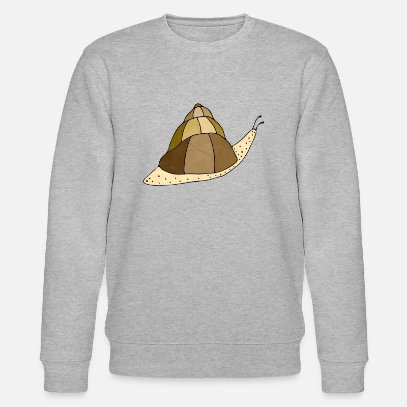 Schnecke - Stanley/Stella Unisex Bio-Sweatshirt CHANGER  - Grau meliert