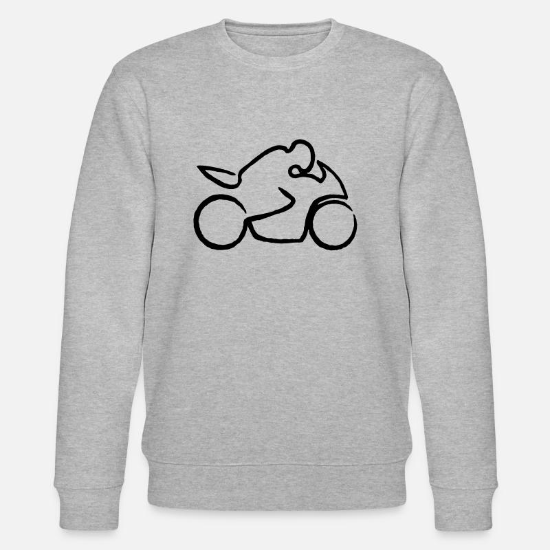 motorcycle - Stanley/Stella Unisex Bio-Sweatshirt CHANGER  - Grau meliert