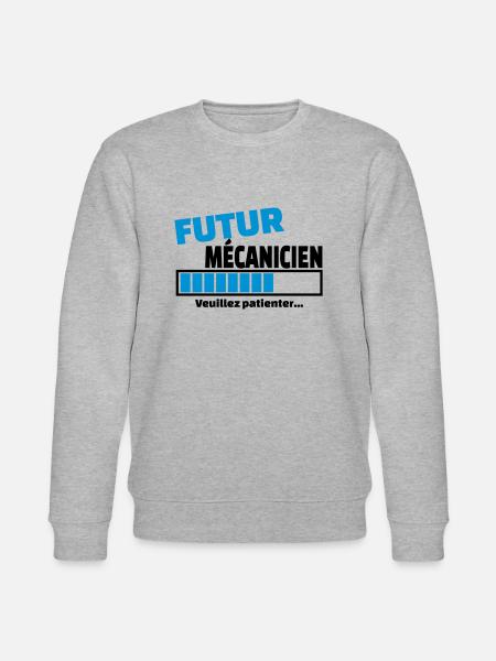 futur mécanicien - Sweat bio CHANGER Stanley/Stella Unisexe - gris chiné