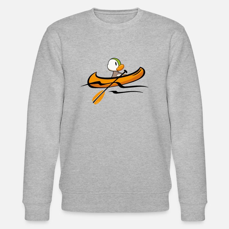 Kanu-Duck 2 - Stanley/Stella Unisex Bio-Sweatshirt CHANGER  - Grau meliert