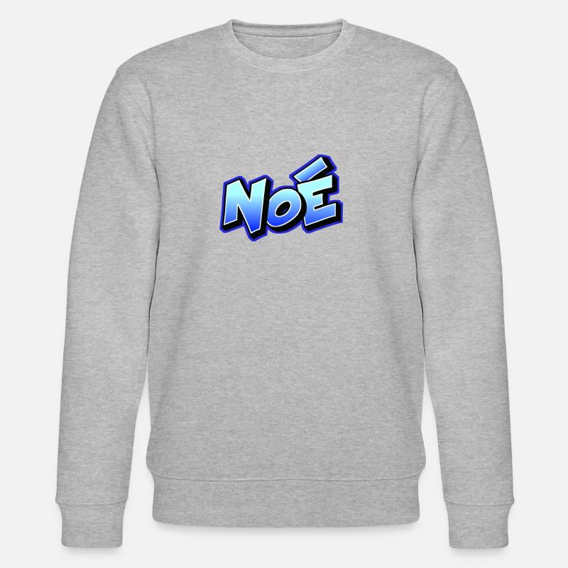 Graffiti name noé - Stanley/Stella Unisex Bio-Sweatshirt CHANGER  - Grau meliert