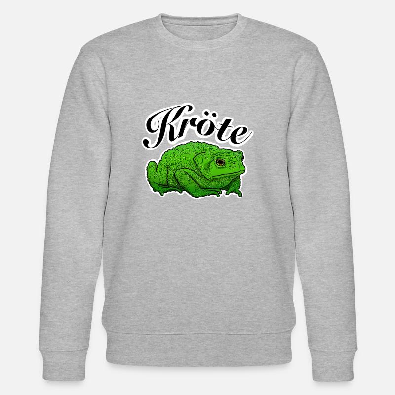 Kröte - Stanley/Stella Unisex Bio-Sweatshirt CHANGER  - Grau meliert