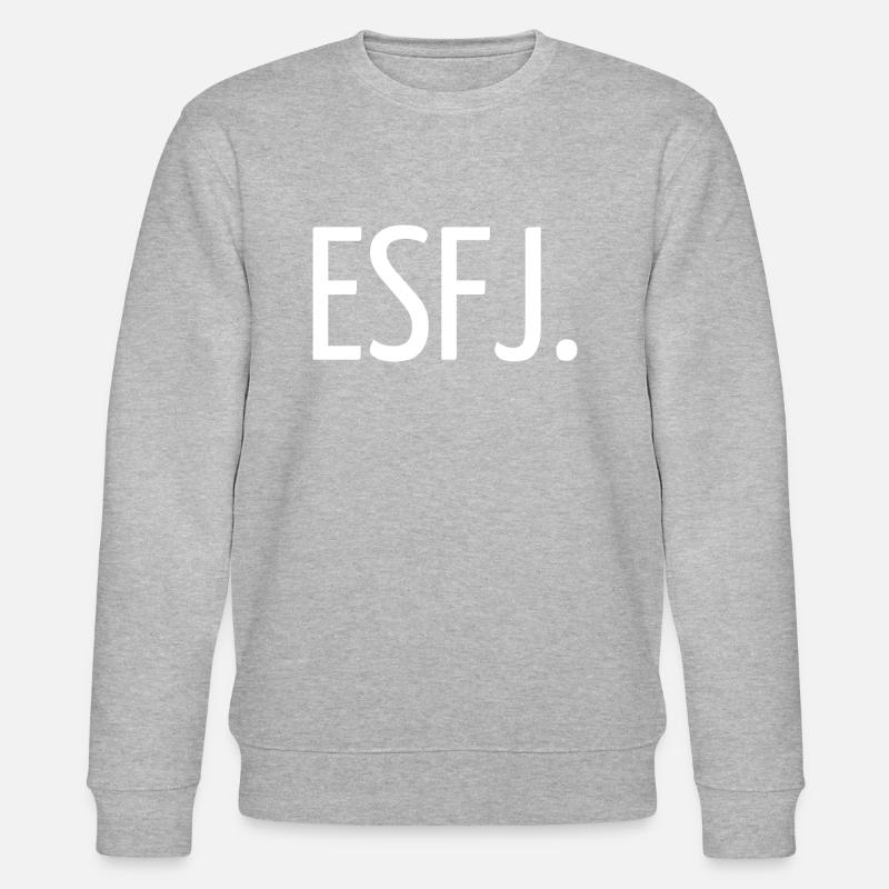 ESFJ. - Stanley/Stella Unisex Bio-Sweatshirt CHANGER - Grau meliert