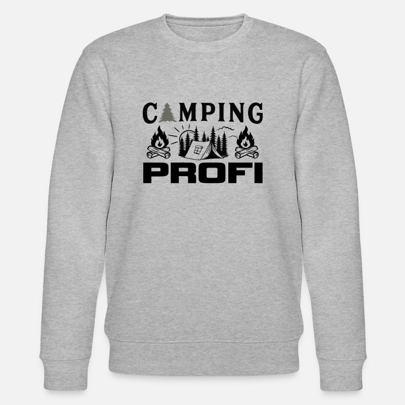 Camping Profi - Stanley/Stella Unisex Bio-Sweatshirt CHANGER  - Grau meliert