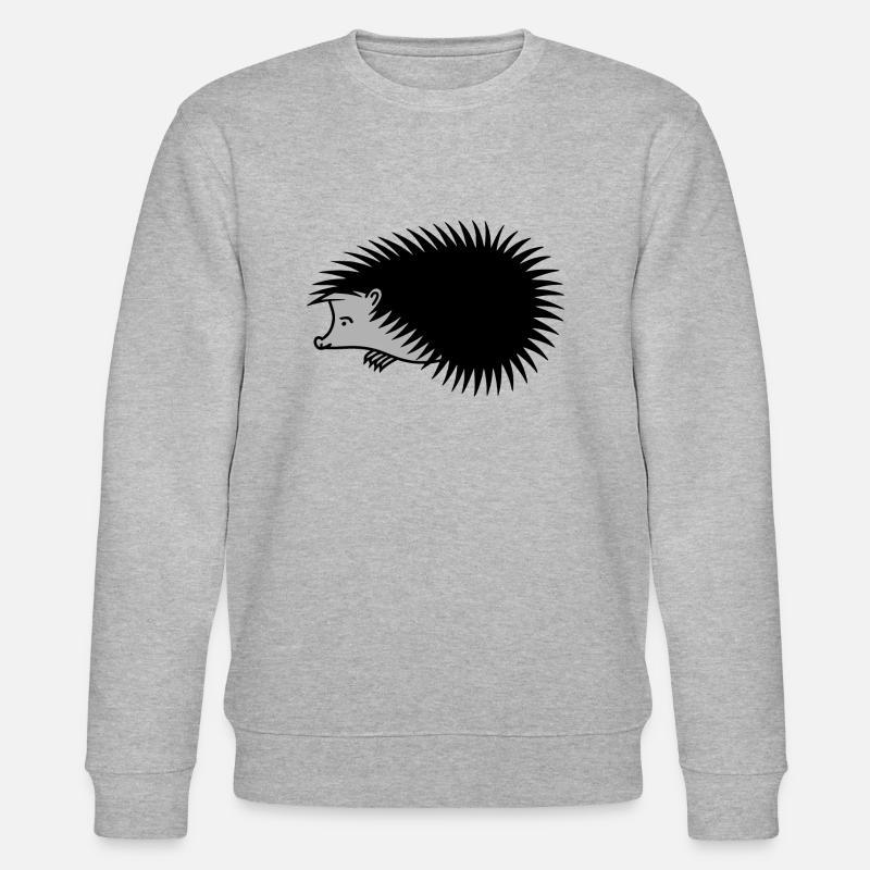 Igel - Stanley/Stella Unisex Bio-Sweatshirt CHANGER  - Grau meliert