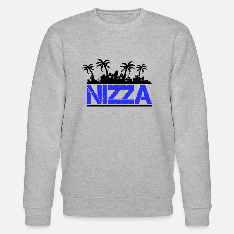 nizza - Stanley/Stella Unisex Bio-Sweatshirt CHANGER  - Grau meliert