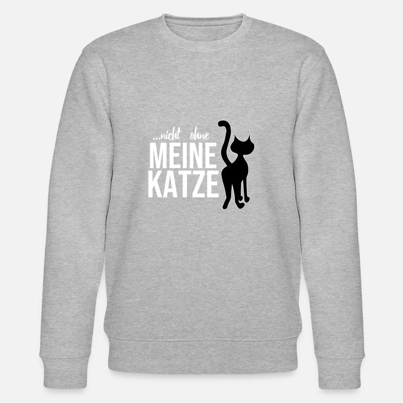 Chemise Chat - Chat - Cadeau - Sweat bio CHANGER Stanley/Stella Unisexe - gris chiné